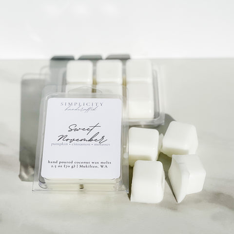 Sweet November Wax Melts